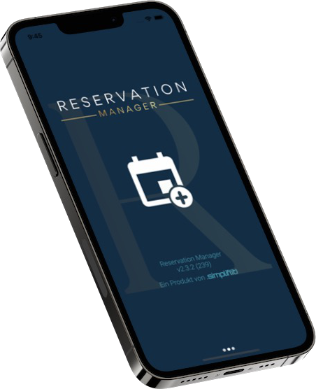 Reservation Manager - Mockup - App Preview